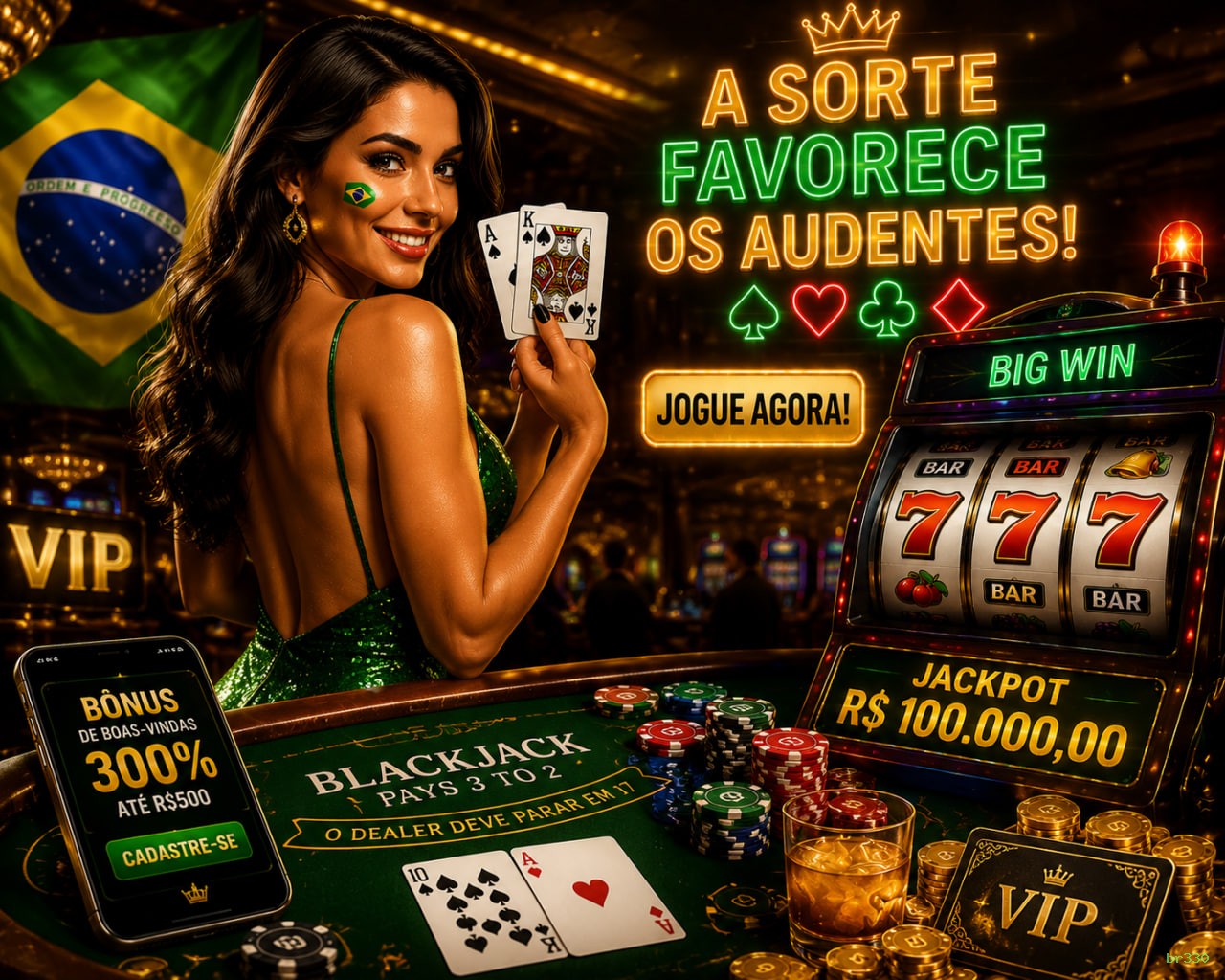 Imagem promocional do cassino online da br330 mostrando jogos ao vivo